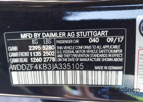 2018 Mercedes-Benz E 300 4Matic from USA, damaged, VIN WDDZF4KB3JA335105